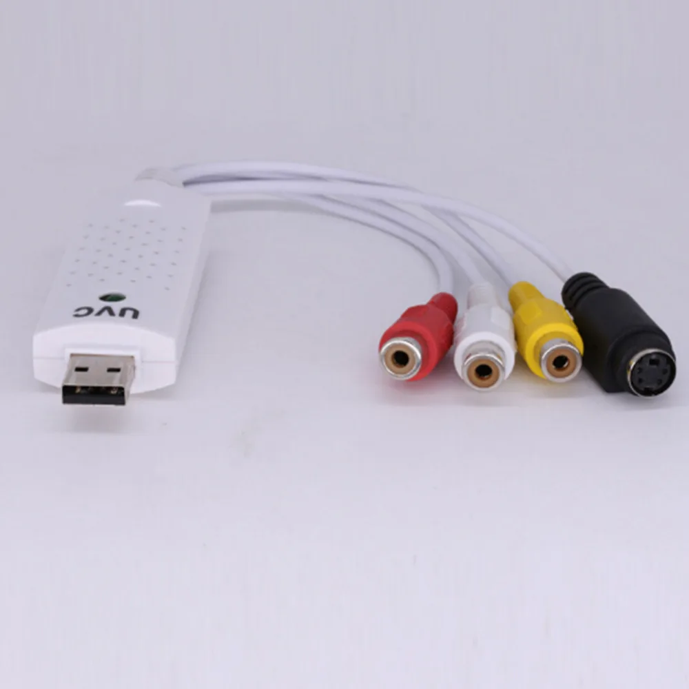 Адаптер для видеозахвата с USB 1 канальная 3 карта захвата аудио и видеосъемки 2 0 VHS