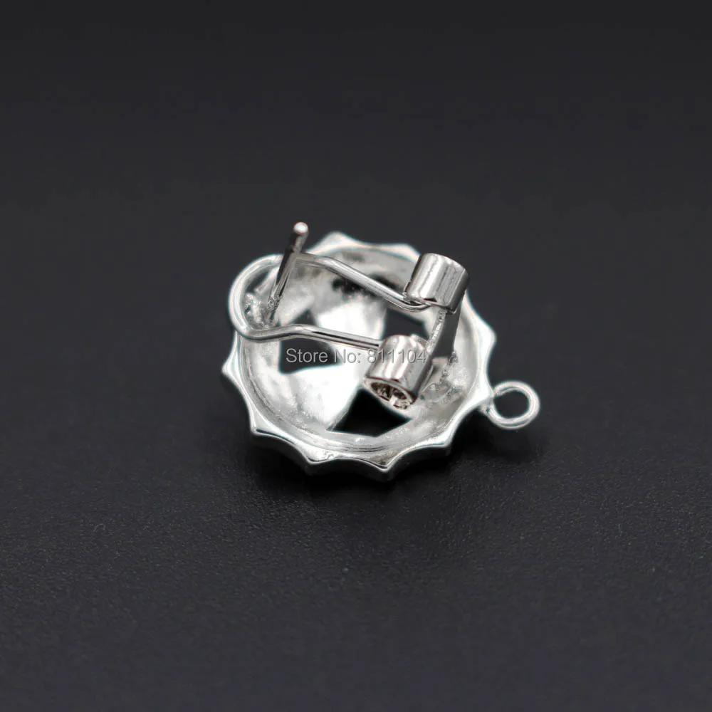 Серьги гвоздики клипсы с петлей вешалка филигранные находки Сделай Сам