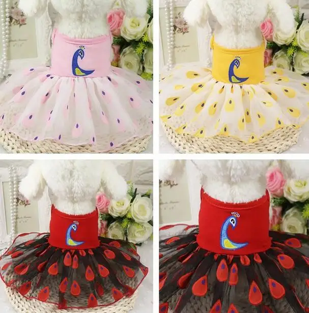 1 шт. хлопковая Футболка и юбка пачка для собак|dog dress|dog tutu dresstutu dog dress |
