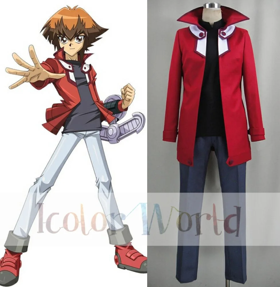 Ю Ги о! GX Jaden Yuki juai Косплей Костюм|cosplay costume|costume costumecostume cosplay |