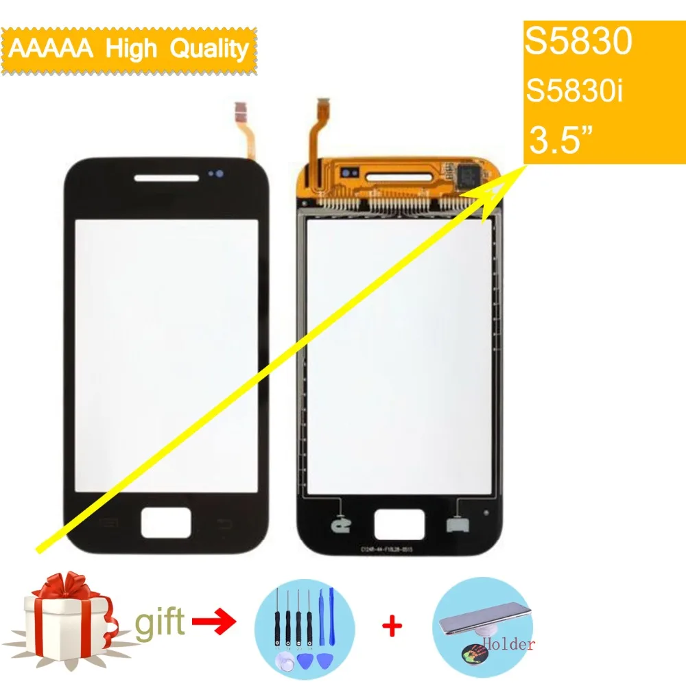 Для Samsung Galaxy Ace S5830 S5830i GT-S5830 сенсорная панель сенсорного экрана дигитайзер Переднее стекло внешняя линза сенсорный экран