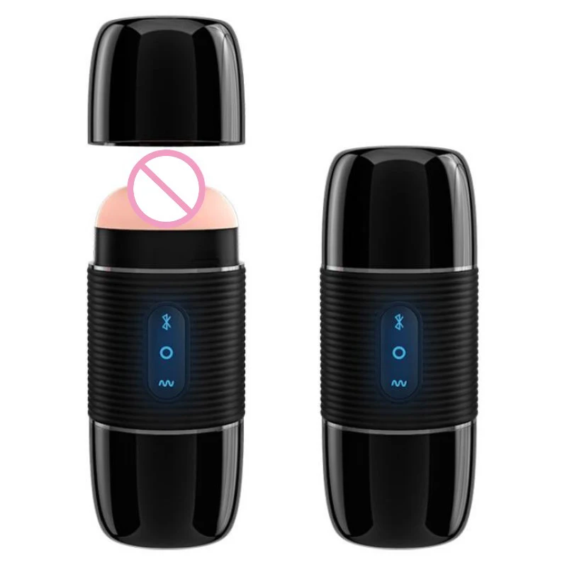 Bluetooth динамик чашка для мастурбации USB Магнитная Зарядка вибрирующий мастурбатор