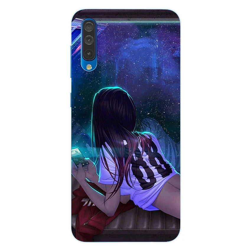Tpu Case for Samsung Galaxy A50 6.4" Soft Silicone on Coque For A 50 505 A505F Back Cover Bumper |