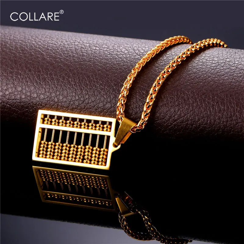 Подвеска Collare игрушечные счеты Pendent для мужчин и женщин съемное ожерелье из