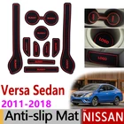 Противоскользящий резиновый коврик для ворот Nissan Versa Sedan N17 Almera Sunny Latio 2011 2012 2013 2014 2015 2016 2017 2018 аксессуары