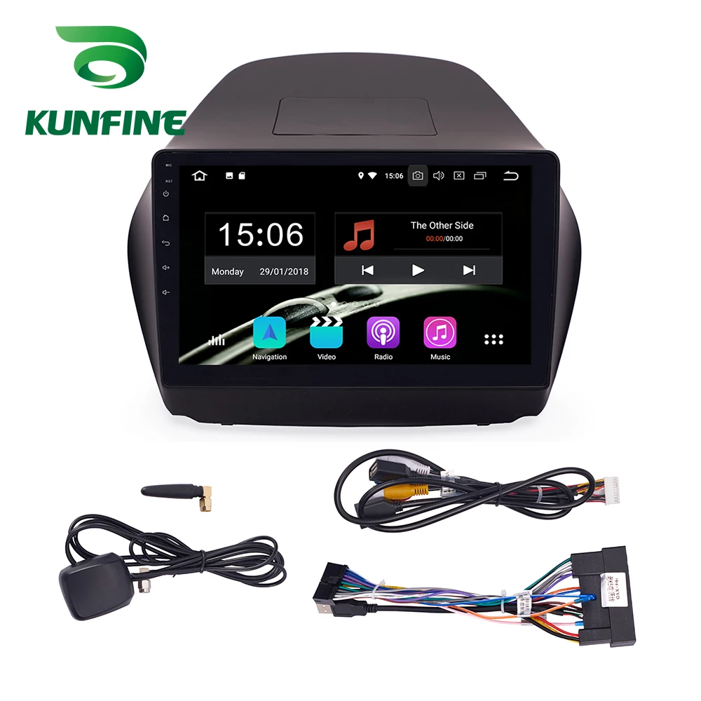 Android 9 0 Ram 4G Rom 64G PX6 Cortex A72 автомобильный DVD GPS мультимедийный плеер стерео для Hyundai IX35
