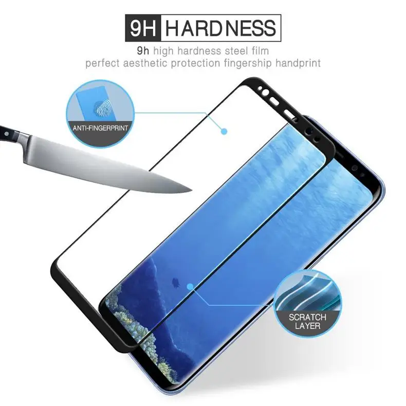 Для Samsung Galaxy A8 2018 A530 A530F защитная пленка полное покрытие закаленное стекло для Plus