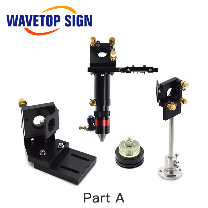 WaveTopSign CO2 лазерные металлические части передачи лазерная головка набор механических компонентов для DIY CO2 лазерная гравировка машина для резки