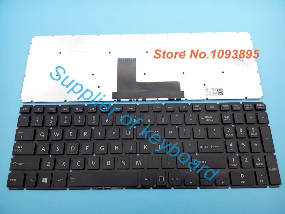 Новая английская клавиатура для Toshiba Satellite L50 B L50D L50T черная ноутбука с английской