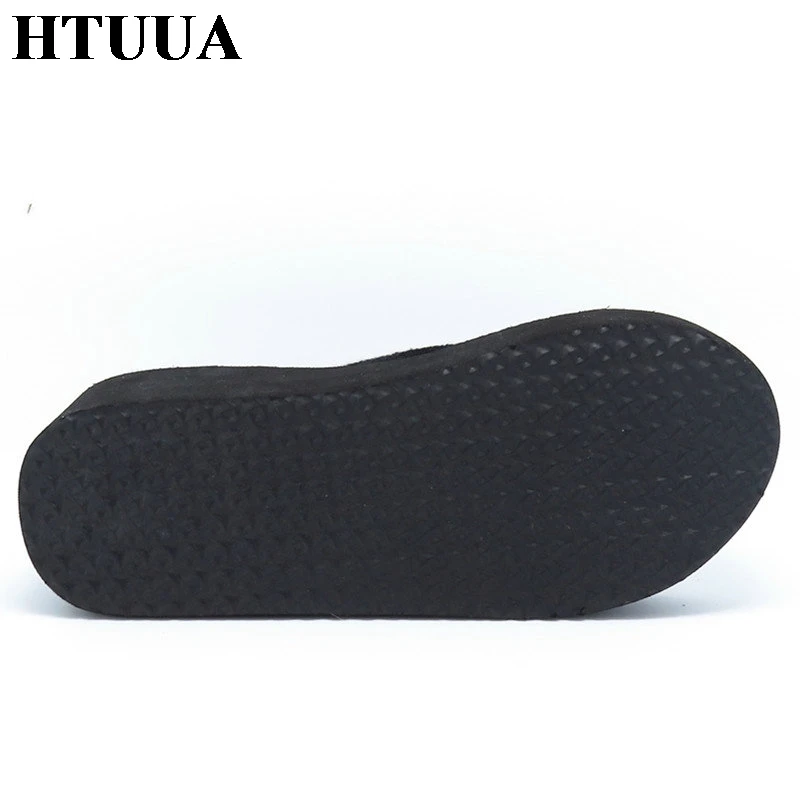 HTUUA/Повседневные вьетнамки женские танкетки на платформе шлепанцы удобные