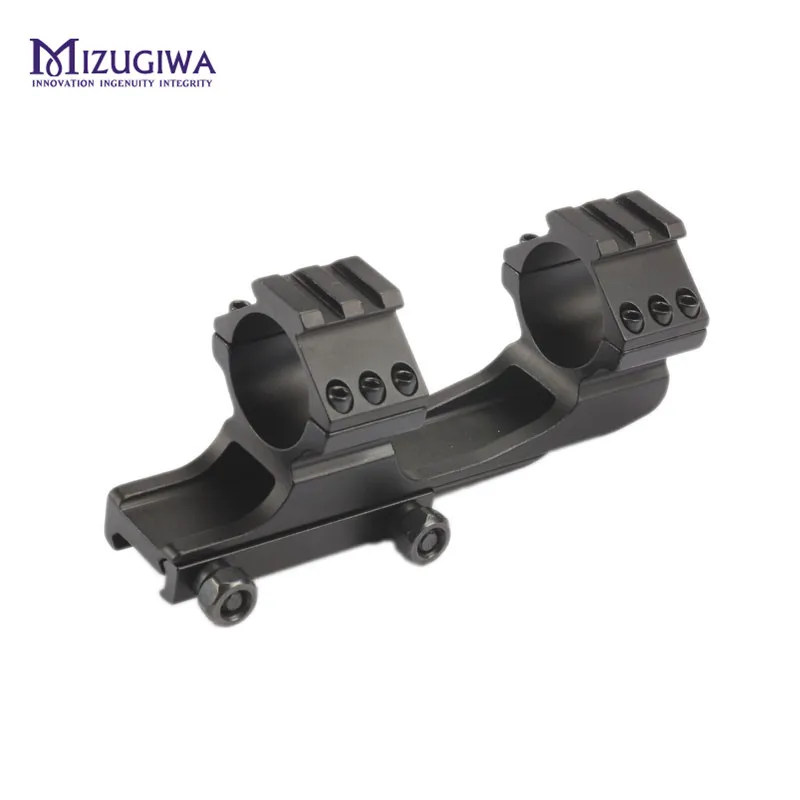MIZUGIWA Cantilever Rifle Scope Mount w Dual 30mm Ring Adapters Heavy Duty Picatinny Rail Weaver Pistol Airsoft | Спорт и