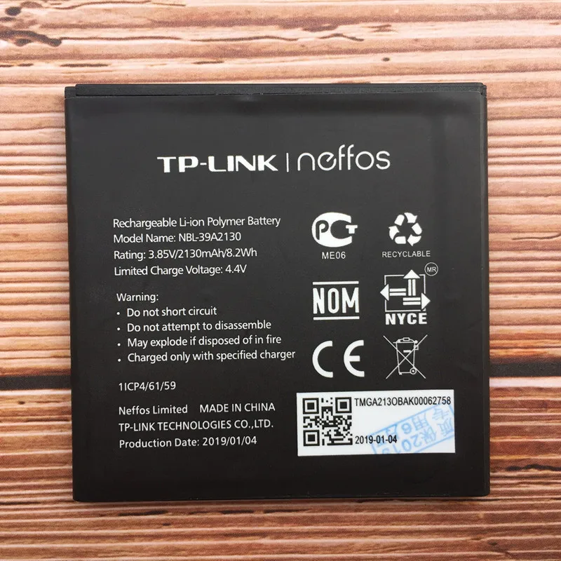 Новый оригинальный 2130mAh NBL 39A2130 для TP Link Neffos Y5/TP802A батареи|Аккумуляторы мобильных