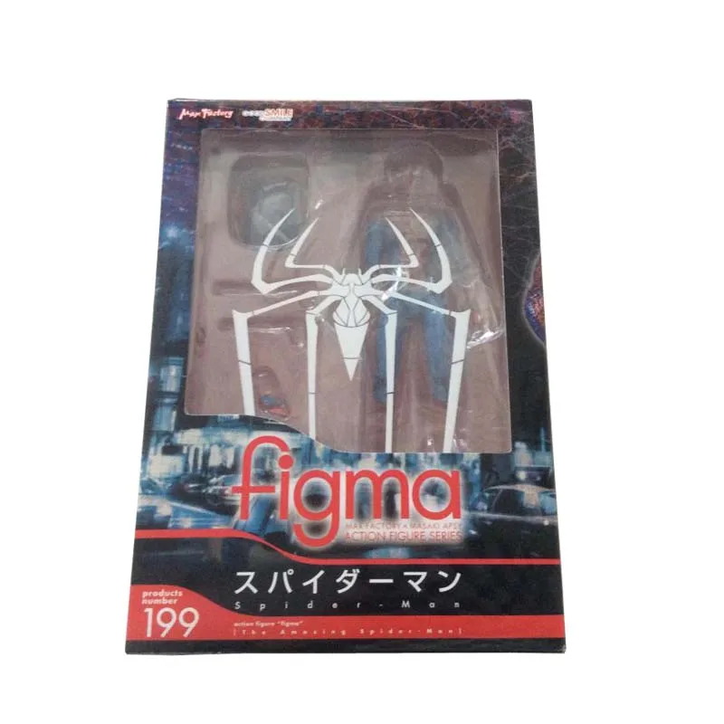 Человек Паук Удивительный паук Figma 199 ПВХ фигурка Коллекционная модель кукла
