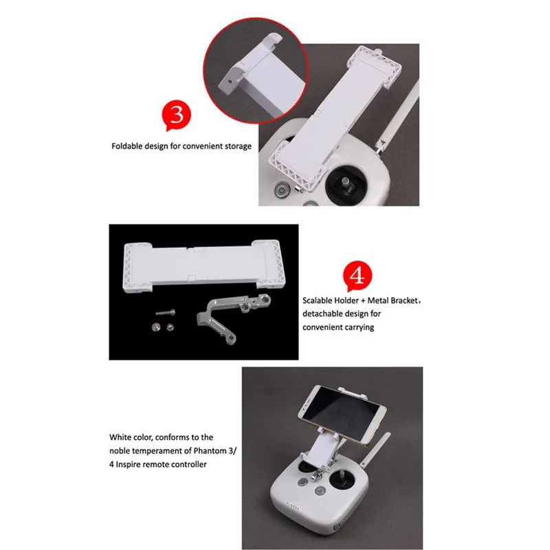 Держатель для мобильного устройства DJI Phantom 3 крепления Ipad 5 5-дюймового смартфона