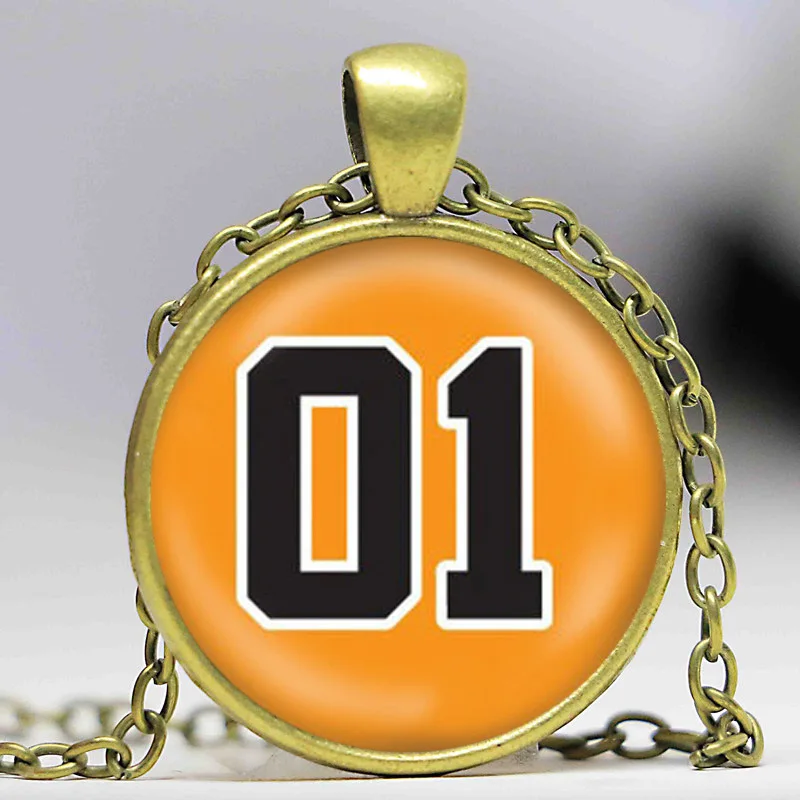 Мужские ювелирные изделия Dukes of Hazzard General Lee Car 01 Справочное ожерелье