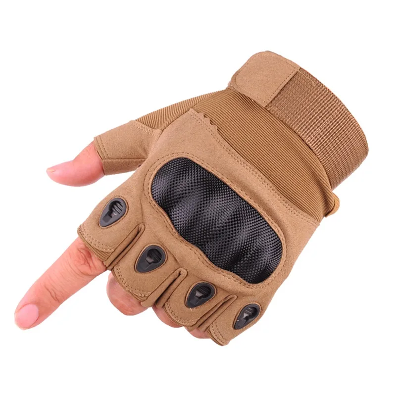 

CAMOLAND New Outdoor Tactical Gloves Half Finger Sports Hiking Cycling Military Men Mittens Combat Slip-resistant Male Gloves