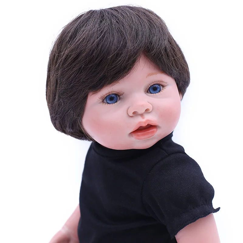 43 см силиконовые куклы Reborn Boy Baby Toy Boneca bebes Silicone Completa игрушки для детей Bebe Alive Brinquedo |