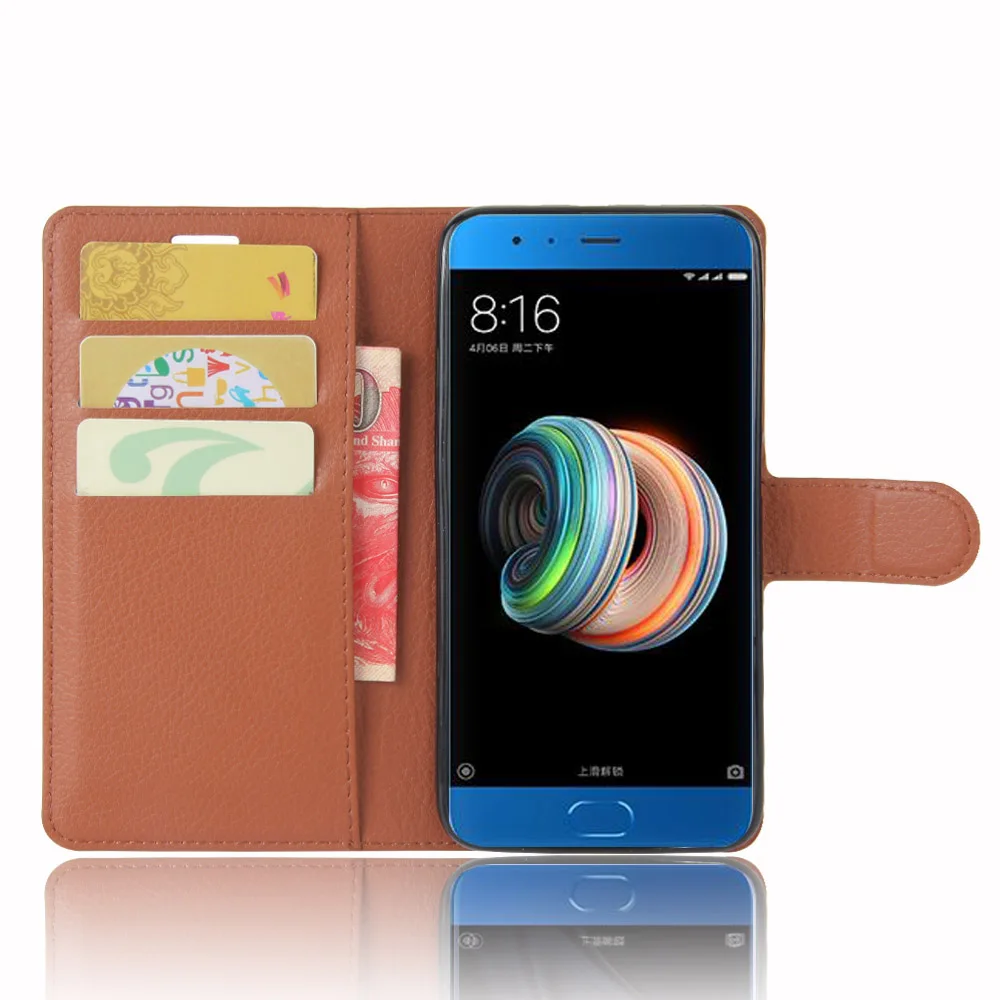 Роскошный чехол Xiaomi Mi Note 3 обложка на заднюю панель из искусственной кожи для 5