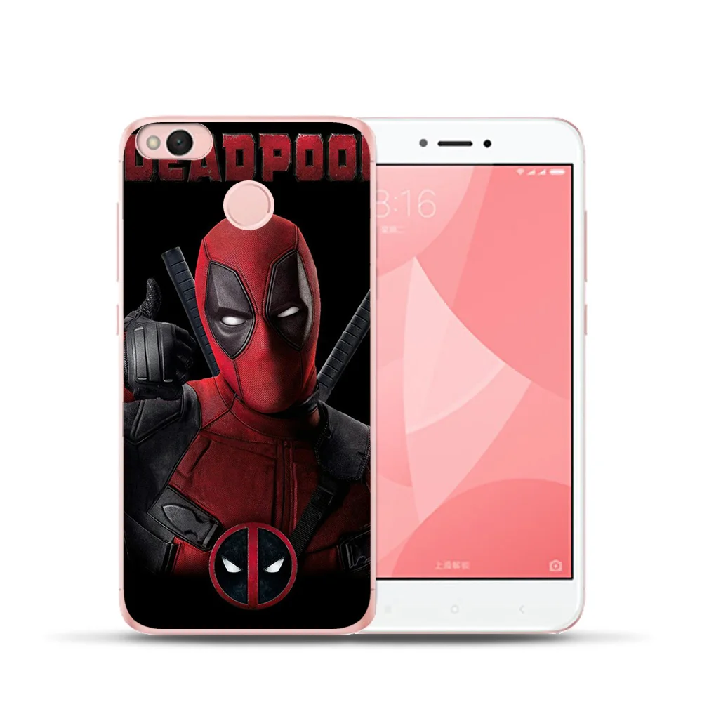 Чехол для телефона Xiaomi Redmi 6 6A 5A 4 4A 4X Mi 8 9 a1 a2 5X Coque Etui Luxury Captain Marvel DC Joker Shazam Deadpool Cat |