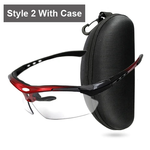 Style 2 red case NEWBOLER фотохромный велосипед солнцезащитные очки для мужчин и женщин спортивные солнцезащитные очки UV400 MTB дорожный велосипед очки для близорукости рамка защитные очки - Цвет: Style 2 red case