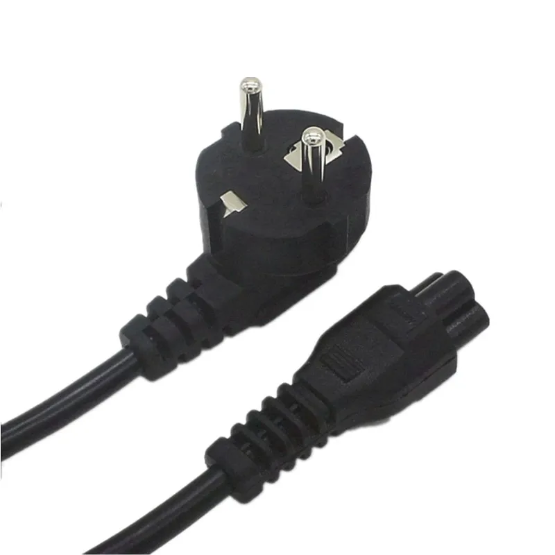 ЕС Европейский AC Мощность шнур Евро IEC C5 клеверная листовая привести