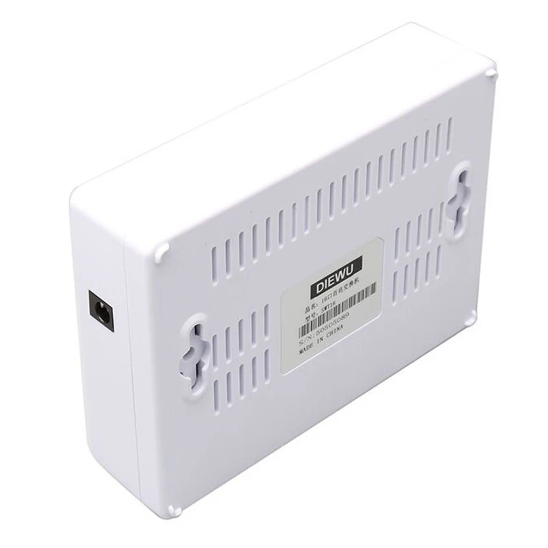 Мини 16 Порты 10/100 Мбит/с Fast Ethernet LAN RJ45 VLAN сетевой коммутатор расширение HUB для
