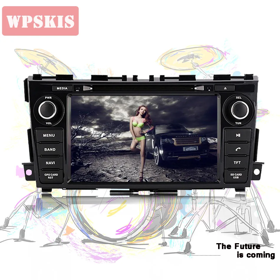 Автомобильный мультимедийный dvd плеер wpski стерео радио аудио для Nissan Teana Android 9 0 4