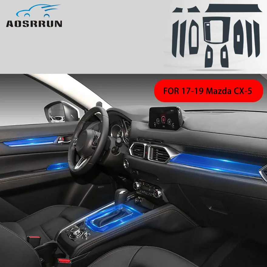 Прозрачная защитная пленка для дверной панели Mazda CX-5 2017 2018 2019 автомобильные