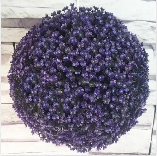 Snow cherry 20cm Популярные искусственная зеленая трава мяч завод Топиарий висит для дома, сада, двора Декор мода Свадебный декор - Цвет: Snow cherry 20cm