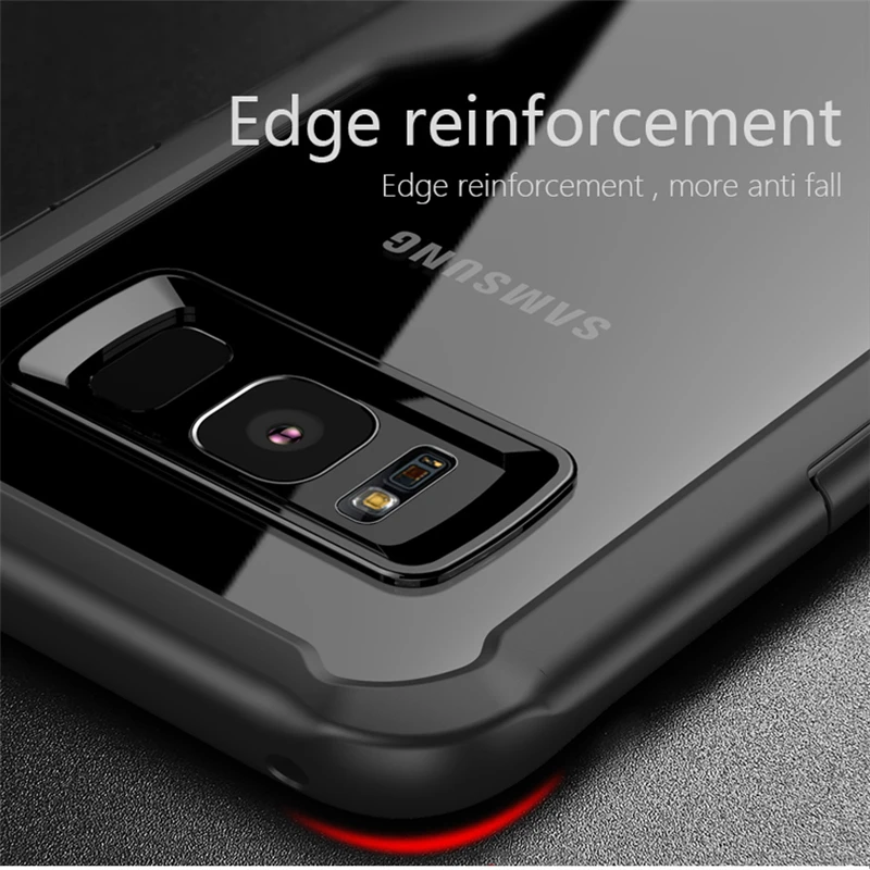 TCICPC For Samsung Galaxy S8 Case Cover Plus TPU Soft Frame Acrylic Hard Back Phone |