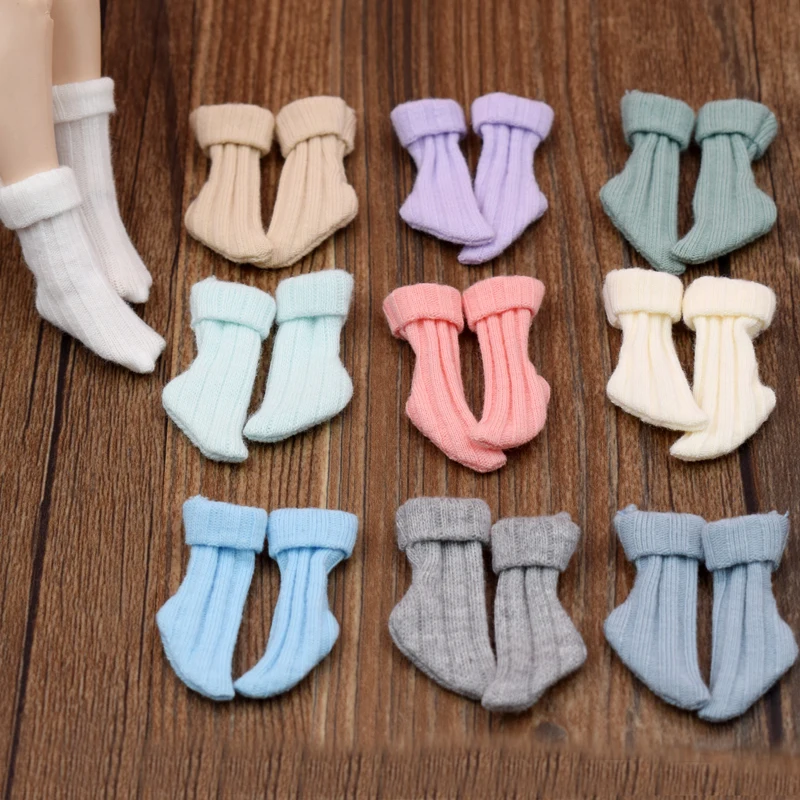 1 пара яркие цветные носки шорты для кукол Blyth Azone Licca Barbies Pullip OB 11 Obitsu11 аксессуары