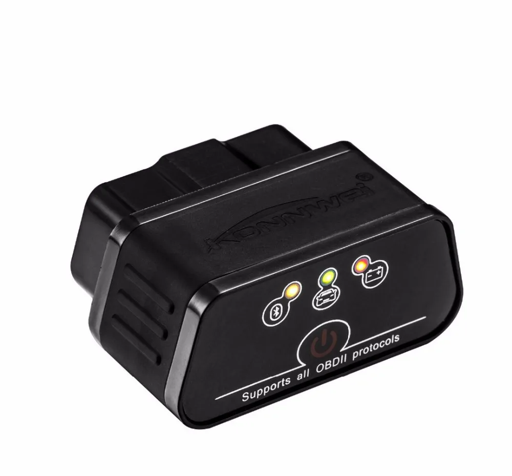 Новое поступление KONNWEI KW903 адаптер BT OBD-II OBD2 Bluetooth сканер авто детектор