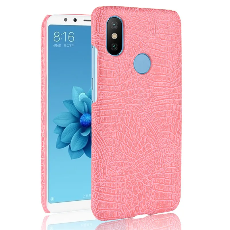 Чехол для Redmi S2 роскошный кожаный чехол с крокодиловым узором Xiaomi жесткая задняя