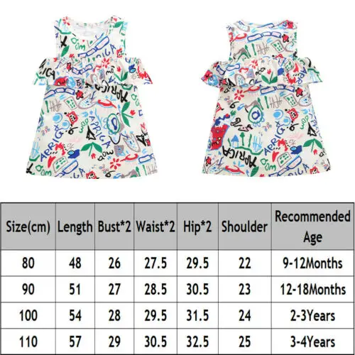 New Toddler Infant Baby Girl Princess Floral Party Sundress Dress Summer Off Shoulder Clothes | Детская одежда и обувь