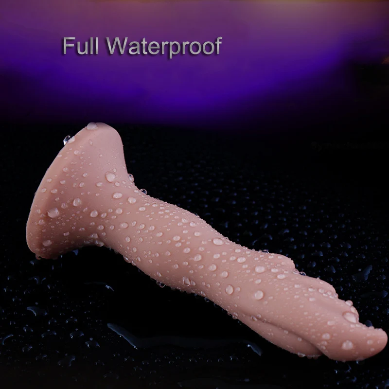 Натуральный Мягкий силиконовый фаллоимитатор Реалистичная присоска мужской
