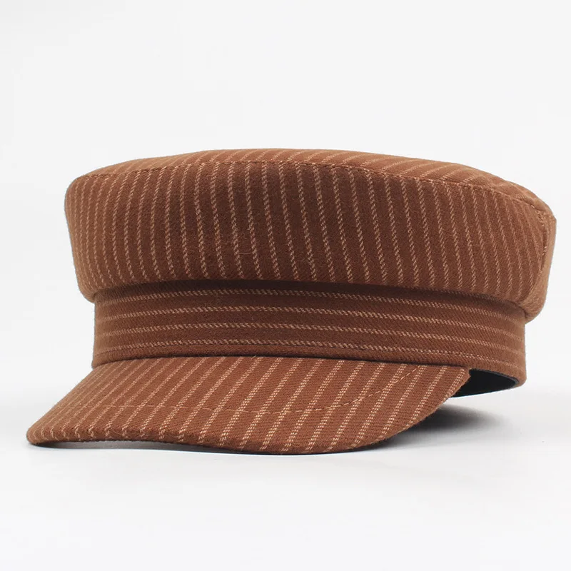 Кепки для газетчика USPOP в полоску женские винтажные шерстяные кепки с плоским