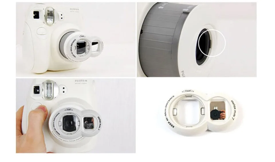 Селфи-зеркало для Fujifilm Instax camera Mini 8 Mini 7s Автопортрет Зеркало крупным планом объектив селфи для мгновенной камеры