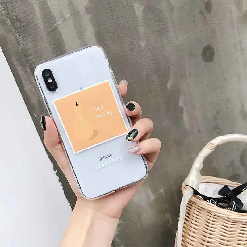 Summer fruit Sydney for case iPhone X 6 6S 7 8 luxury soft tpu transparent cover Plus | Мобильные телефоны и аксессуары