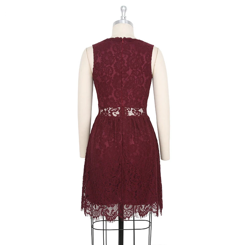 Летнее кружевное платье без рукавов женские большие размеры клуб vestidos vintage