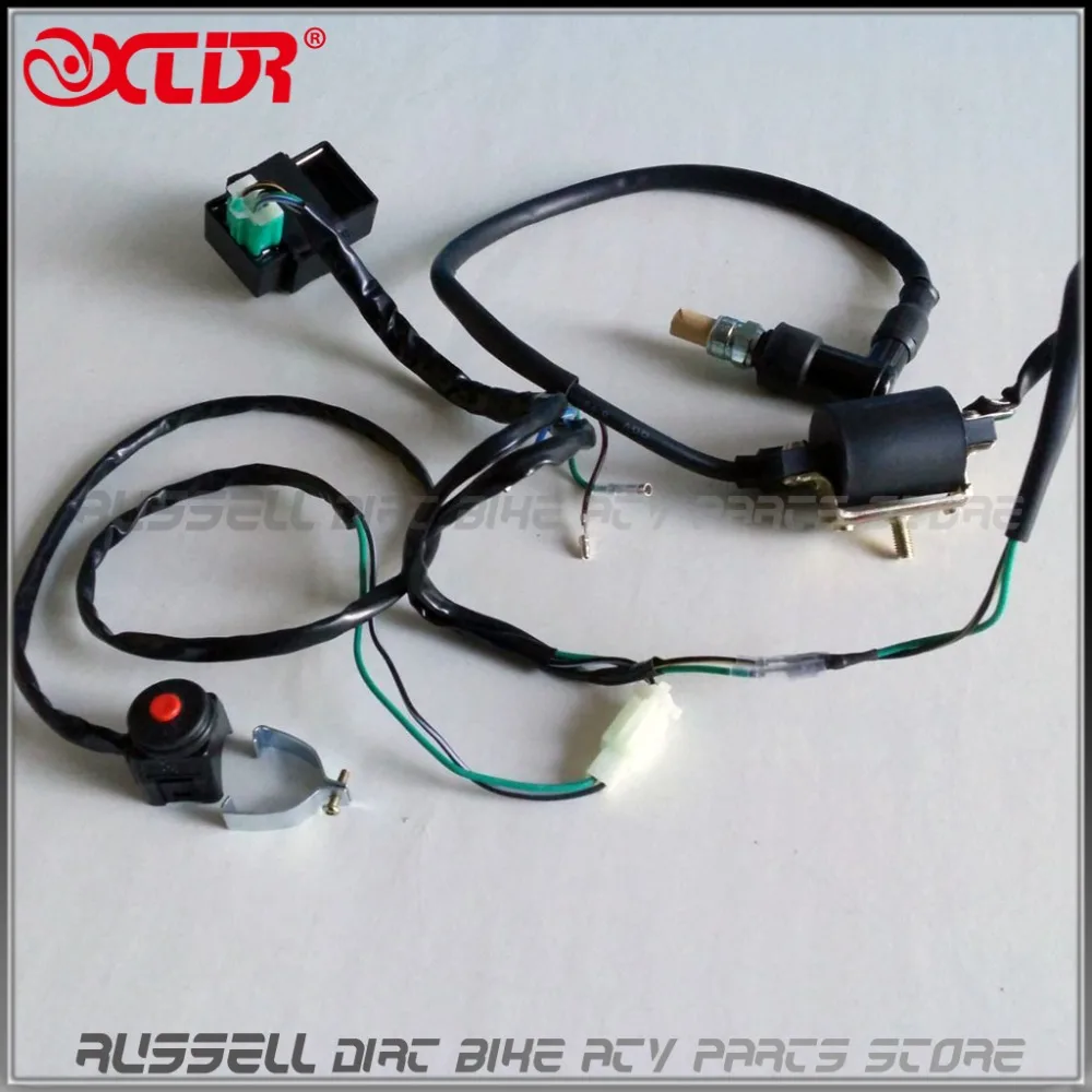 Проводной кабель катушки зажигания CDI для 90cc 125cc 140cc 150cc внедорожника квадроцикла