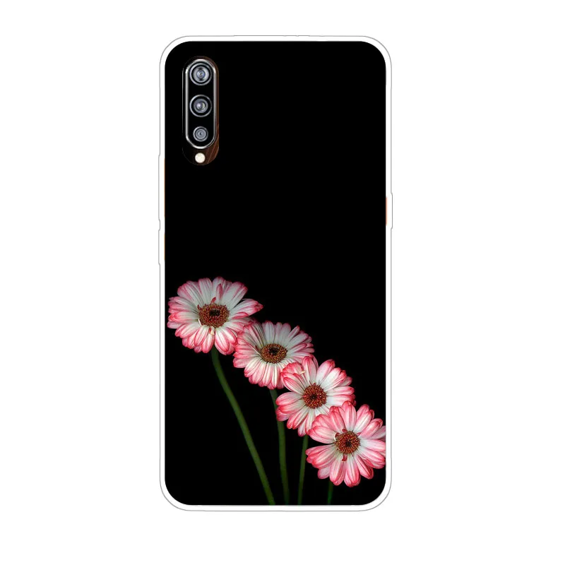 Vivo IQOO Case Silicon Colorful flower Painting Soft TPU Back Cover for Phone protect cases shell |