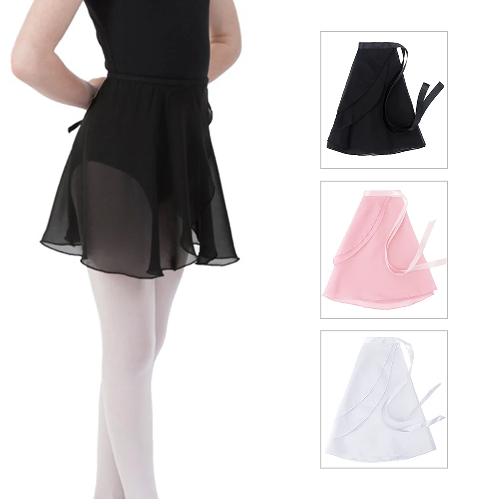 Bezioner Girls Women Ballet Wrap Skirt Chiffon Dance Costume With Adjustable waist tie | Тематическая одежда и униформа