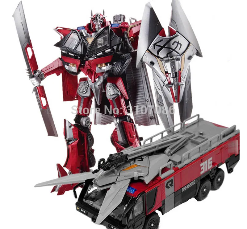 Трансформация Sentinel Prime Commander фильм темные Луны лидер пожарная машина режим ко