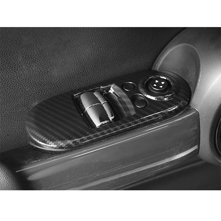 

Для Mini Cooper One 3-дверный F56 2015-2018 подлокотник для интерьера автомобиля, подъемник окна, крышка переключателя, украшение рамы, Стайлинг автомобиля