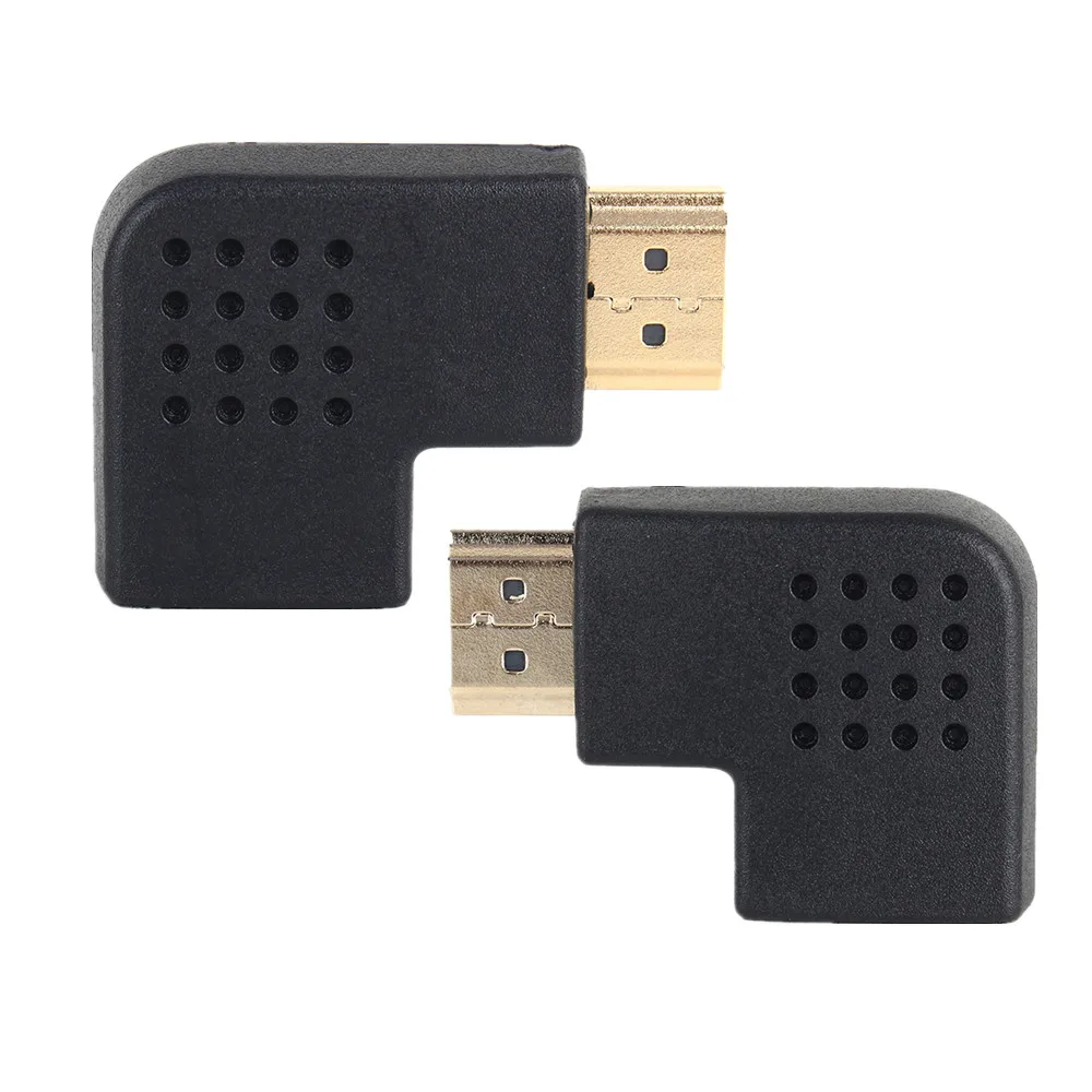 Угол 90 градусов правый/левый HDMI совместимый штекер Женский адаптер HDTV конвертер