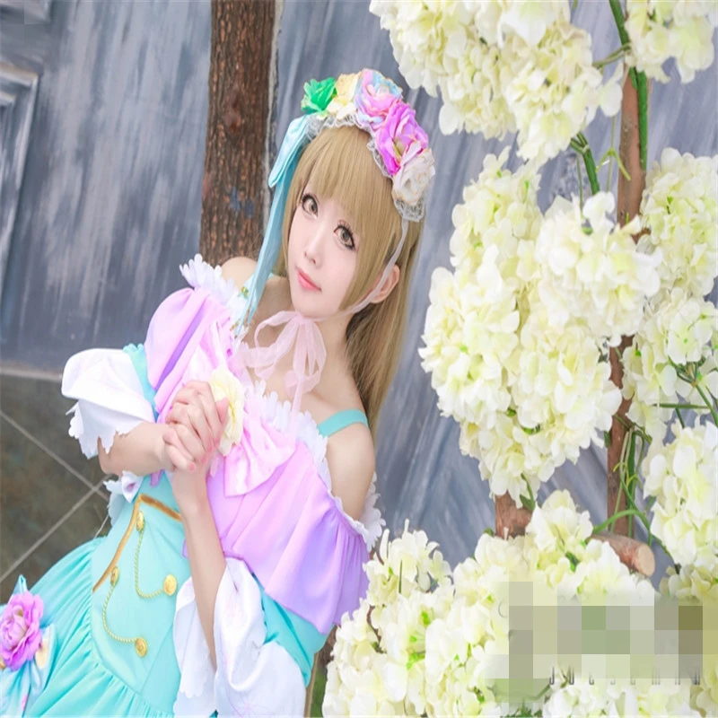 Аниме карнавальный костюм Lovelive бальное платье Awaken Eli Ayase Nico Yazawa Umi Sonoda Kotori Minami Rin Hoshizora платье полный комплект Z