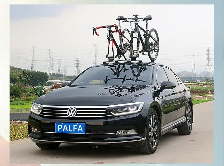 PALFA дорожный велосипед, горный велосипед, вакуумное поглощение, автомобильные Рейлинги на крышу, на присоске, тип, коляска, велосипед, оборудование для верховой езды на открытом воздухе