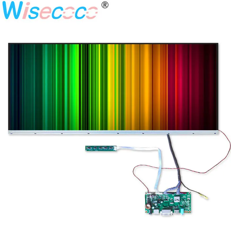 full sets 29,0 дюймовый TFT ЖК-дисплей 2560 × 1080 60 Гц ips 92 pin драйвер платы HDMI DP 2 LVDS выход с подсветкой аудио для игрового дисплея ПК DIY - Цвет: full sets