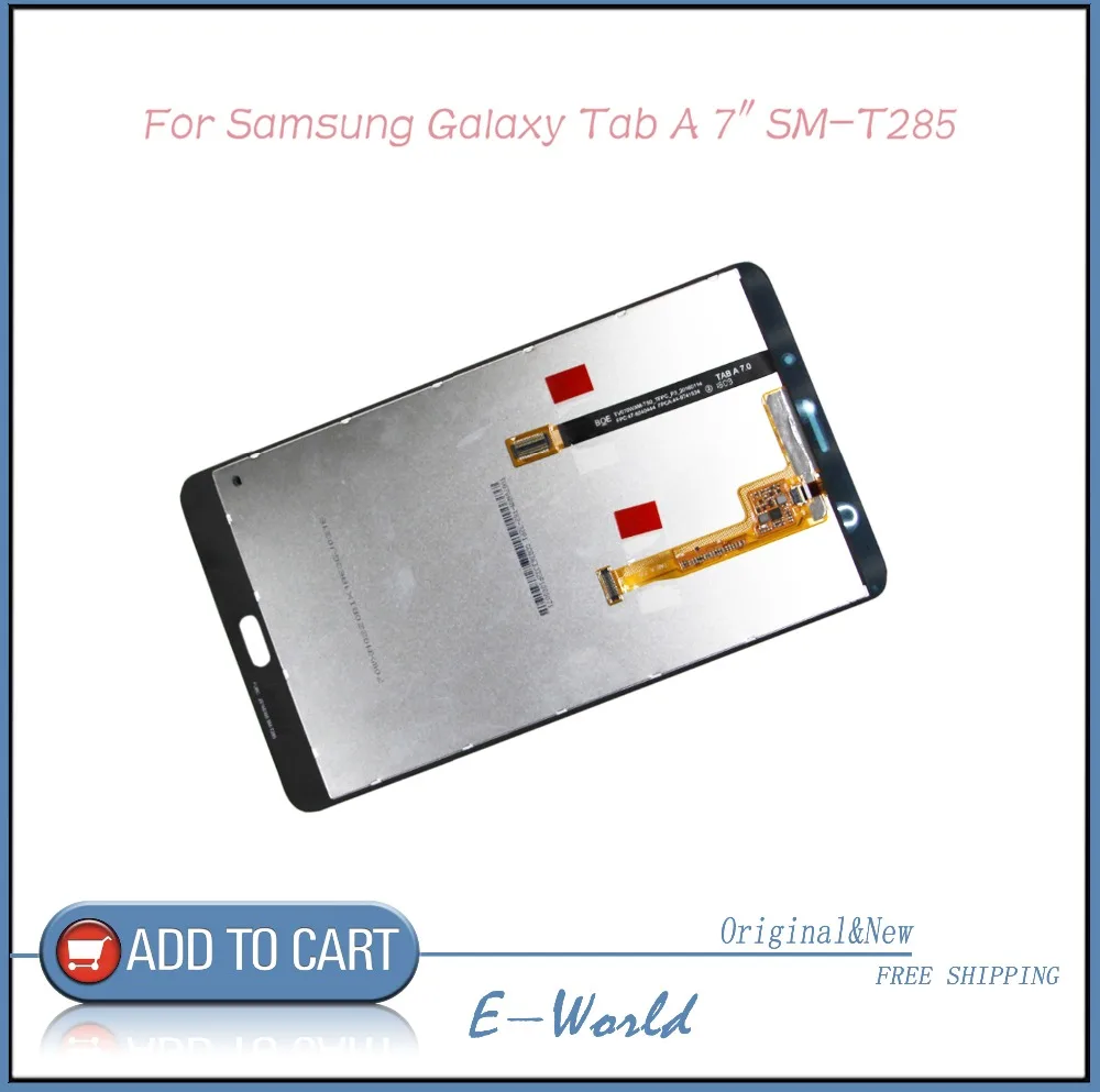 Оригинальный 7 дюймов ЖК экран с сенсорным экраном в сборе для samsung Galaxy Tab A ''SM