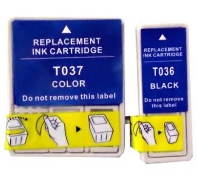 Отличный чернильный картридж совместимый с T036 T037 Φ STYLUS C42/C42 +/C42S/C42UX/C44/C44 |